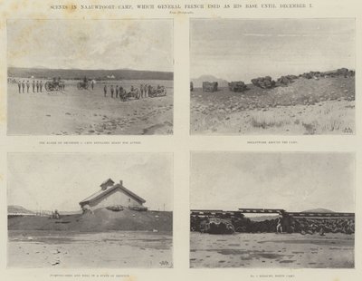 12月7日までフレンチ将軍が拠点として使用したNaauwpoortキャンプのシーン 作： Charles Auguste Loye